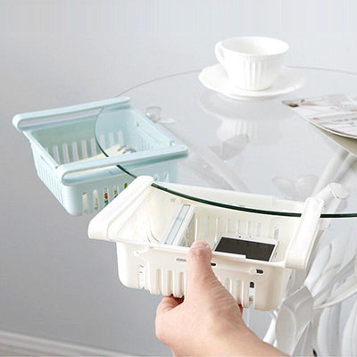 WonderKitchen Pull Out Refrigerator Organizer For Easy Food Storage