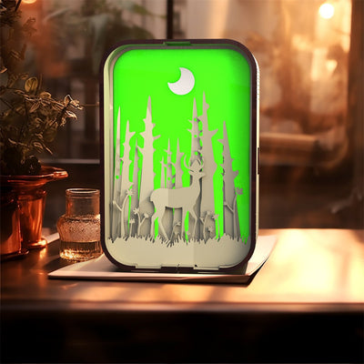 Carving Wood Table Lamp Elegant Night Light For Bedroom Decor