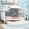 Full Size House Bed With Twin Trundle And Storage Drawer