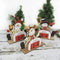 Wooden Christmas Countdown Calendar Painted Festive Holiday Home Decor