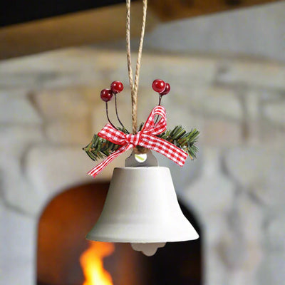 Wooden Santa & Reindeer Door Frame Décor Festive Holiday Ornament