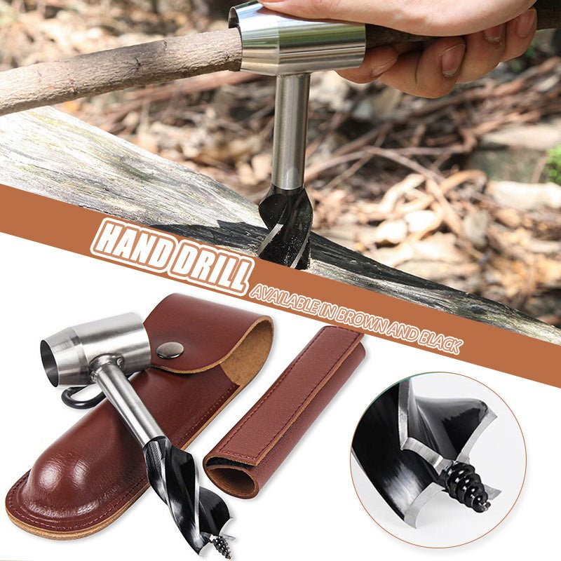 Auger Wrench Hand Drill Manual Wood Boring Tool Durable Design