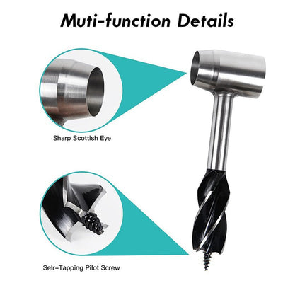 Auger Wrench Hand Drill Manual Wood Boring Tool Durable Design