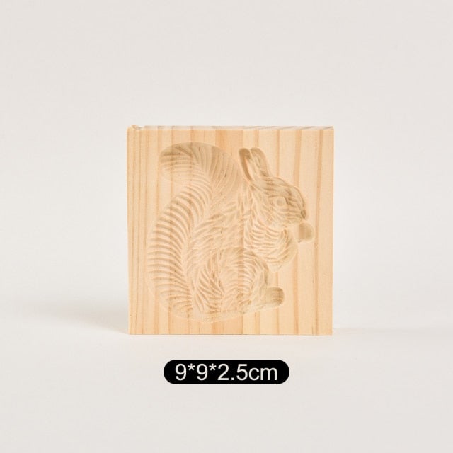 Wooden Cookie Mold For Baking And Decorative Cookie Making
