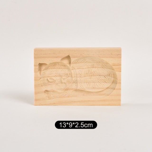 Wooden Cookie Mold For Baking And Decorative Cookie Making