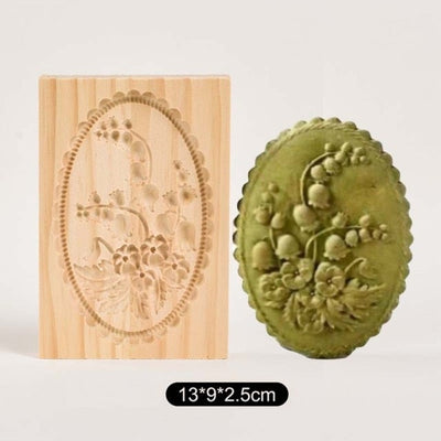 Wooden Cookie Mold For Baking And Decorative Cookie Making