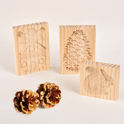 Wooden Cookie Mold For Baking And Decorative Cookie Making