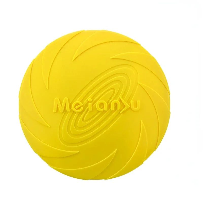Silicone Dog Frisbee Interactive Flying Disc For Puppy Training Outdoor Play