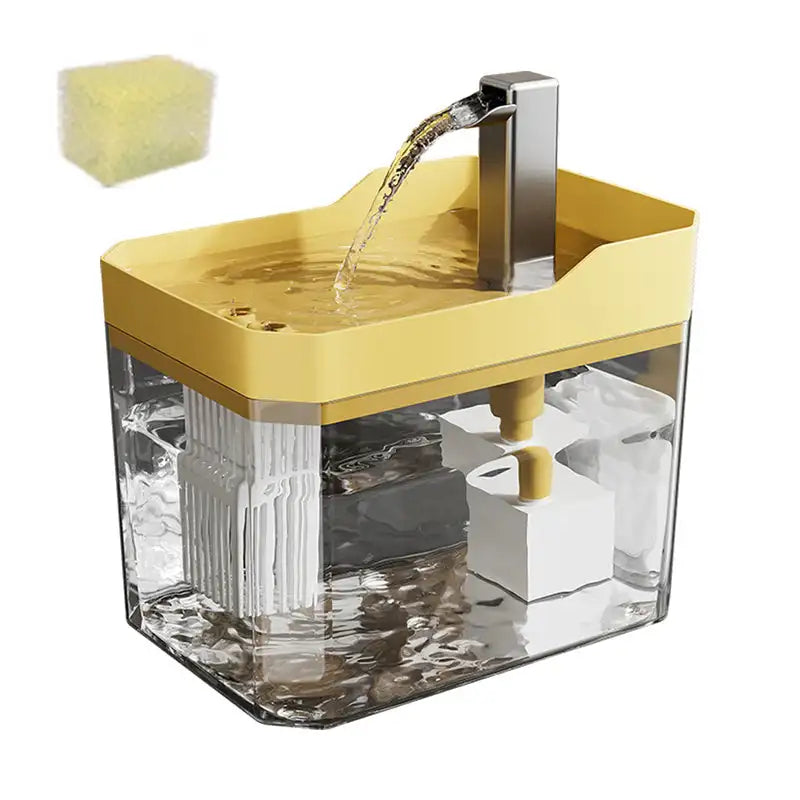 Pet Water Fountain 1.5L Automatic USB Cat Water Dispenser With Filter
