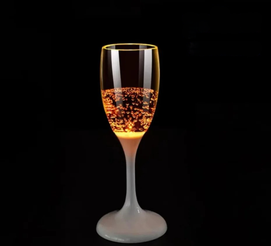 LED Flashing Party Wine Glass Multi-Color Light Up Drinkware