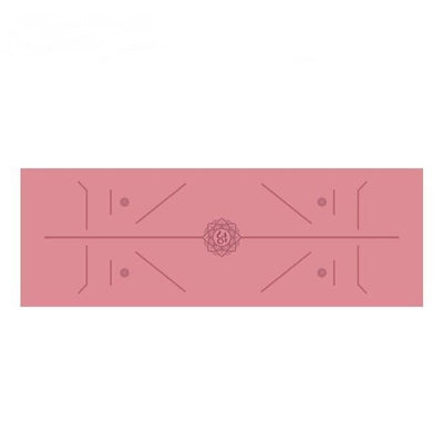 Yoga Mat With Correct Alignment Non Slip For Yoga Pilates Workouts