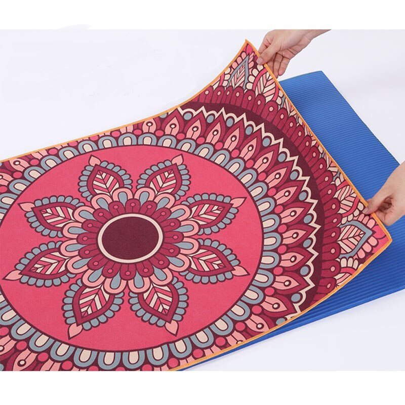 Yoga Mat With Correct Alignment Non Slip For Yoga Pilates Workouts