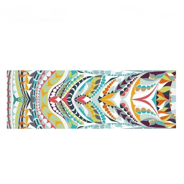 Yoga Mat With Correct Alignment Non Slip For Yoga Pilates Workouts