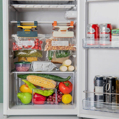 Ziplock Slideout Fridge Organizer Retractable Fresh Keeping Bag Holder
